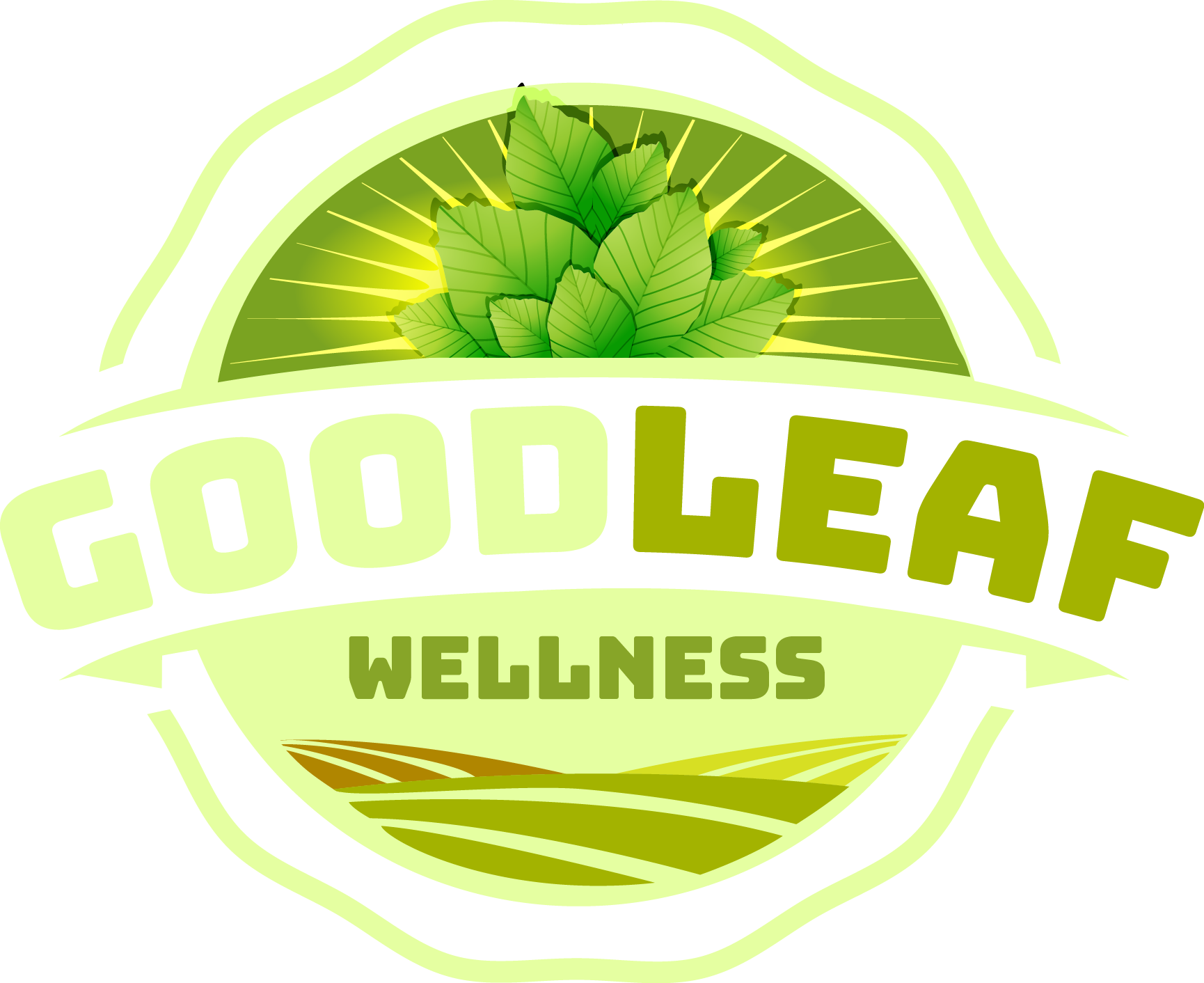 Goodleaf Wellness Logo Transparent